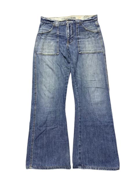 Flare Vintage Guess Jeans Washed Denim