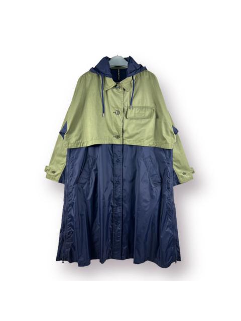 Other Designers 🔥SOLD OUT🔥 FRAPBOIS LONG POLYESTER W JACKET ISSEY STYLE