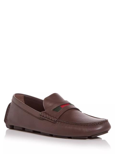 GUCCI Men's Web Driver Loafers