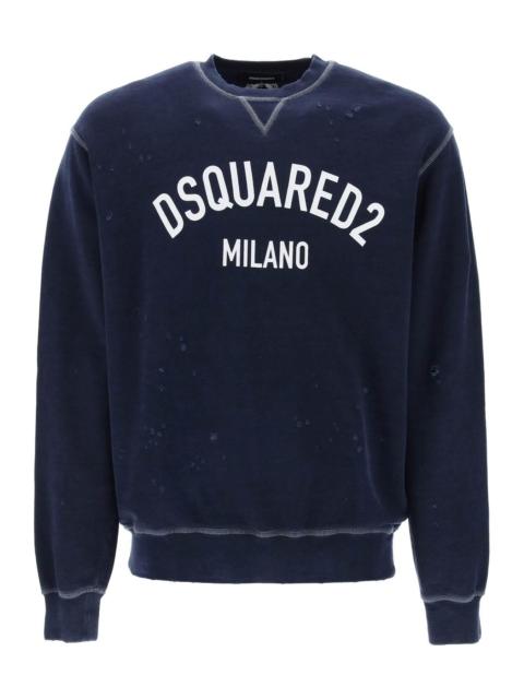 Dsquared2 "Used Effect Cool Fit Sweatshirt
