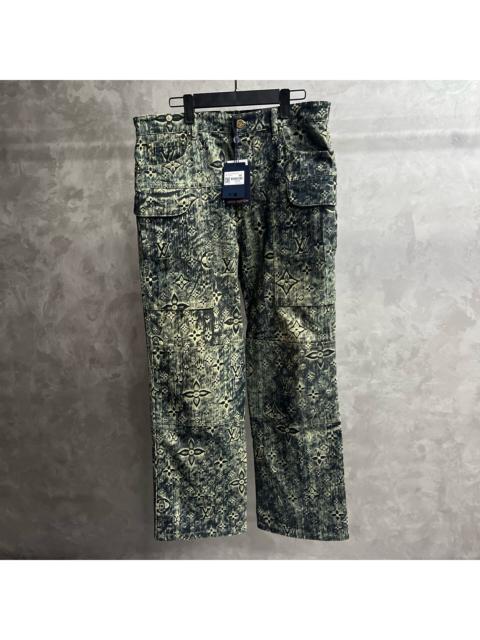 Louis Vuitton Louis Vuitton Brown Paneled Multi-Pocket Casual Trousers