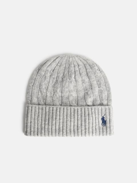 Polo Ralph Lauren GREY WOOL BLEND BEANIE