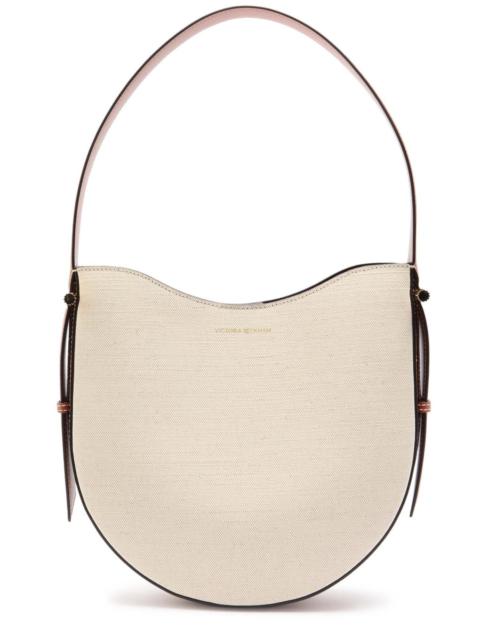 Victoria Beckham Dia Medium Canvas and Leather Shoulder bag