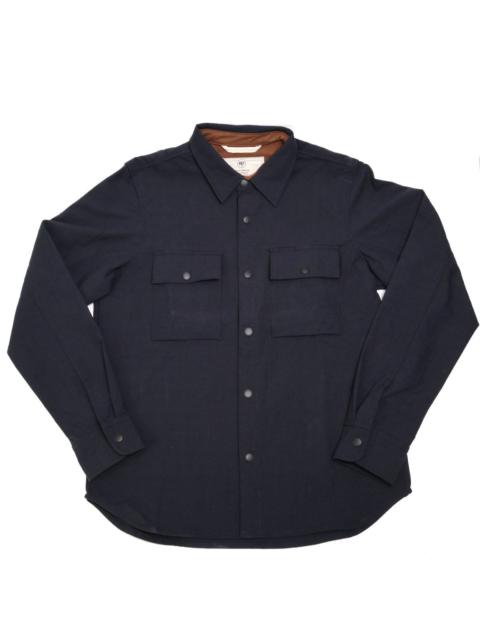 Rogue Territory Oxford Overshirt Navy Nylon Grid Canvas