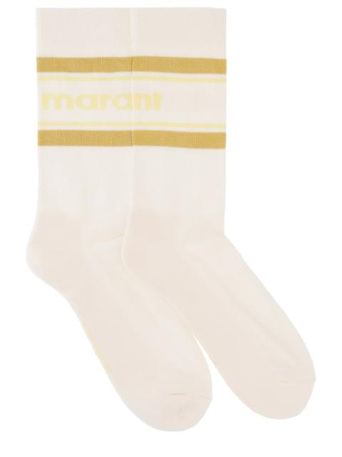 Isabel Marant COTTON SOCKS WITH LOGO