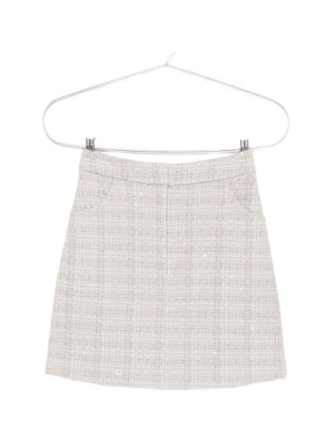 EMPORIO ARMANI Wool blend mini skirt