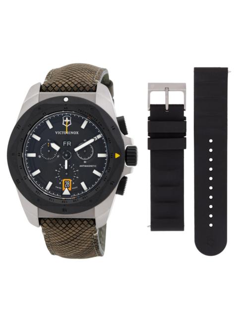 Other Designers Victorinox I.N.O.X. Chronograph Quartz Black Dial Men's Watch 241988.1