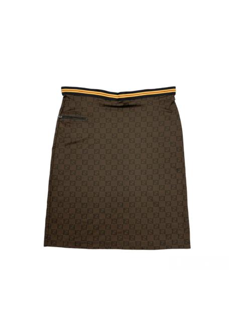 FENDI Fendi Monogram FF Strech Mini Skirt