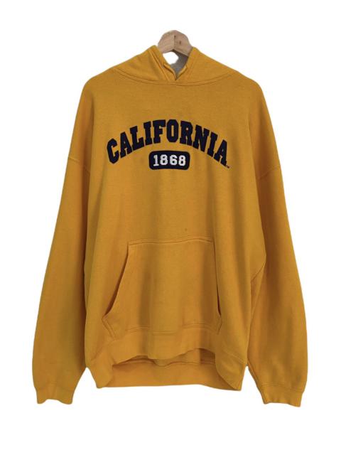 Other Designers VINTAGE CALIFORNIA 1868 EMBROIDERY BIG LOGO OVERSIZED HOODIE