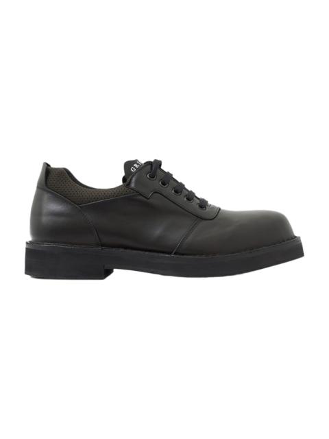 GR10K Asphalt Derby Lace Up Shoes