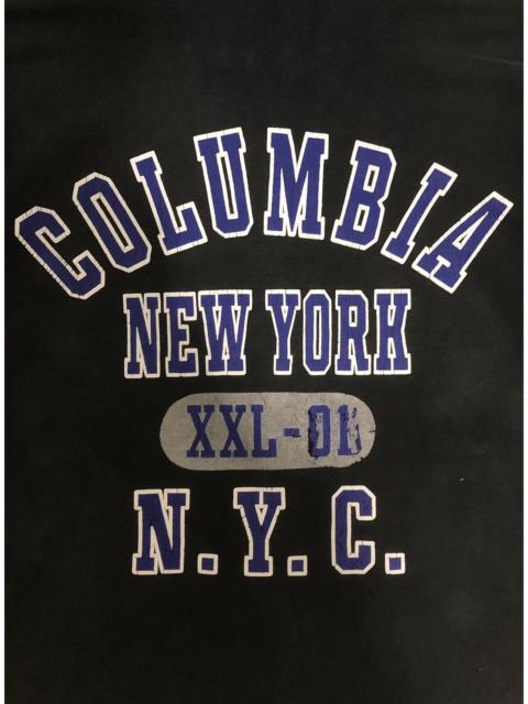 Other Designers Archival Clothing - VTG 90 COLUMBIA NEW YORK N.Y.C HODDIE WITH BIG SPELLOUT LOGO
