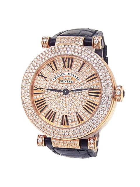 FRANCK MULLER Pre-owned Franck Muller Master Of Complication Quartz Diamond Men's Watch 4200 QZ R D3 CD