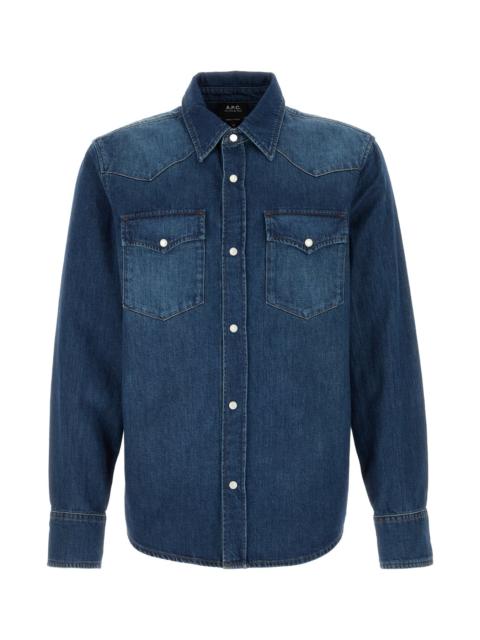 A.P.C. Denim Western shirt