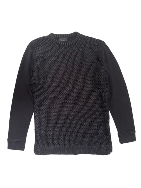 Other Designers Zara - 💥 ZARA RIPPED SWEATSHIRT WITH SIDE ZIPPER