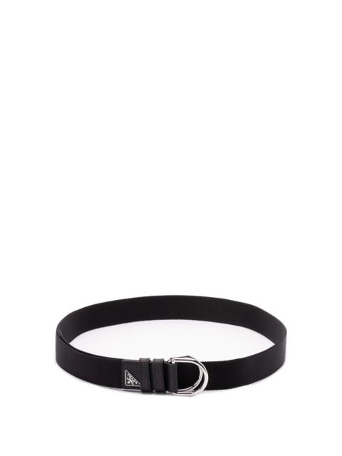 Prada Prada Men Woven Nylon Belt