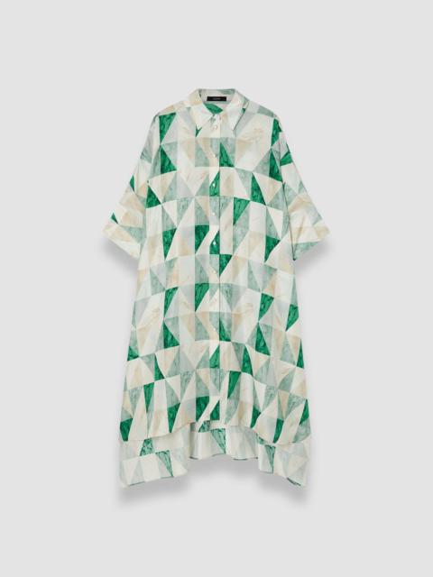 JOSEPH Dania Marble Print Silk Dress