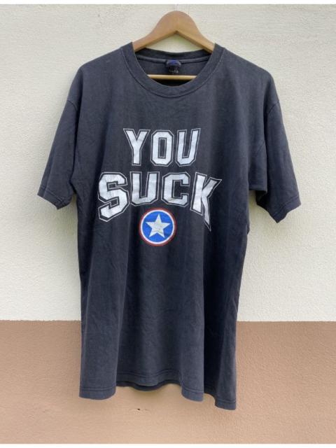 Other Designers Vintage 00s 2002 WWF KURT ANGLE you suck tshirt dope hype