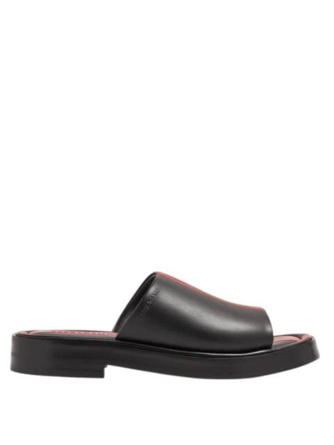FERRAGAMO Ferragamo Facundo Leather Slides