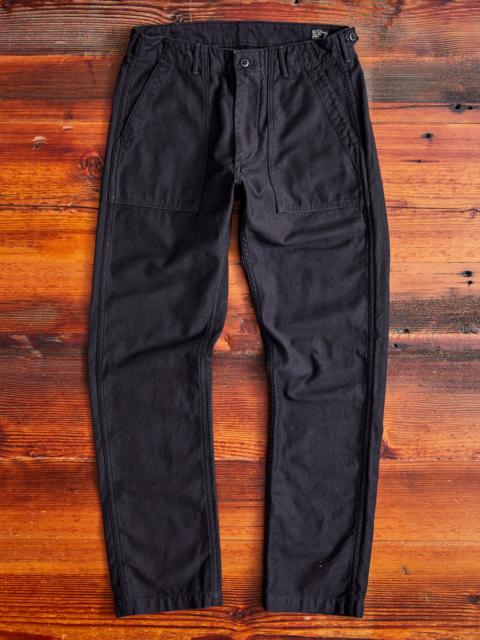 Slim Fatigue Pants in Black