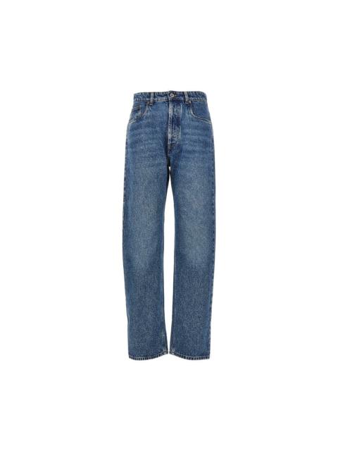 Miu Miu Miu Miu Straight Leg Five-pocket Jeans Blue