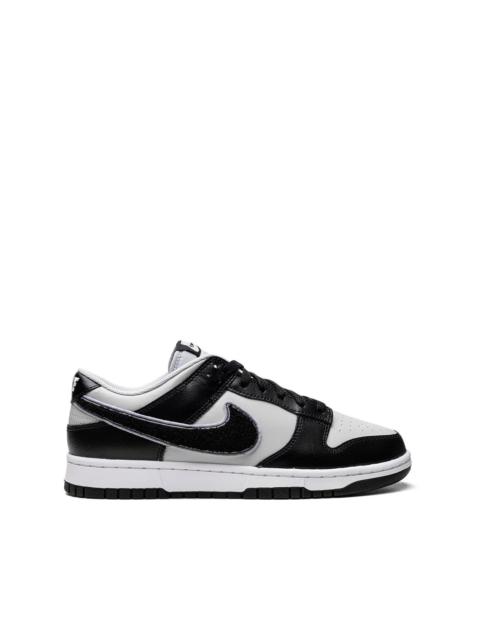 Nike Dunk Low "Chenille Swoosh Black Grey" sneakers