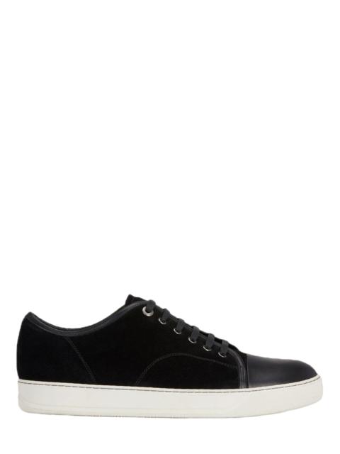 Lanvin Lanvin Dbb1 Leather And Suede Sneakers in Black at Nordstrom