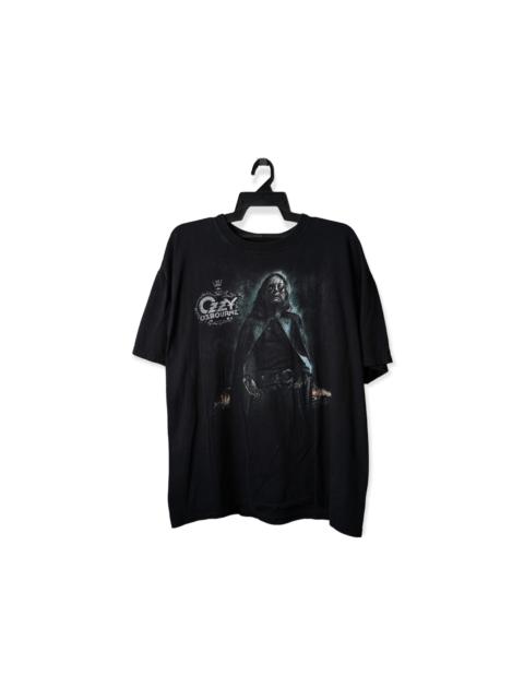 Other Designers Vintage - Vintage Y2K Ozzy Ozbourne Black Rain Tour Tee