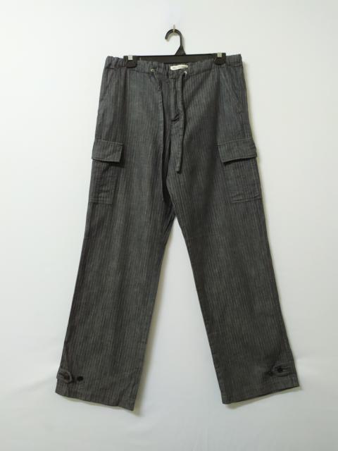 Other Designers Designer - BLENC BLEU MINUIT CARGO PANTS DRAWSTRING WAIST