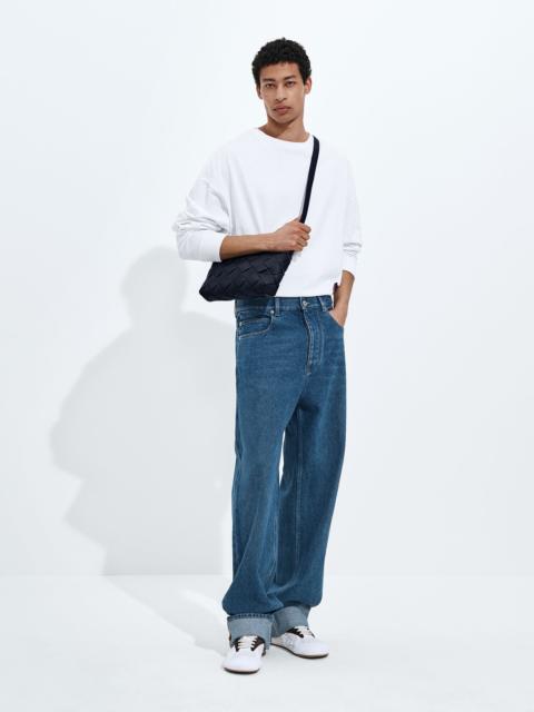 Bottega Veneta Medium Indigo Turned-Up Jeans