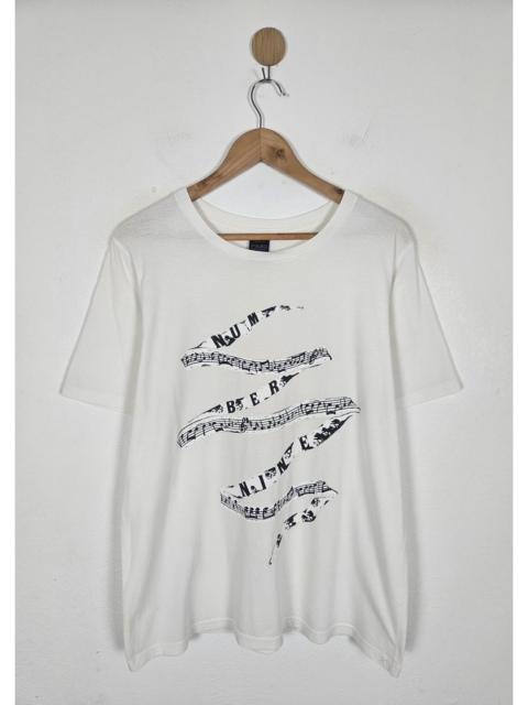 NUMBER (N)INE Number Nine Musical Notes pocket shirt