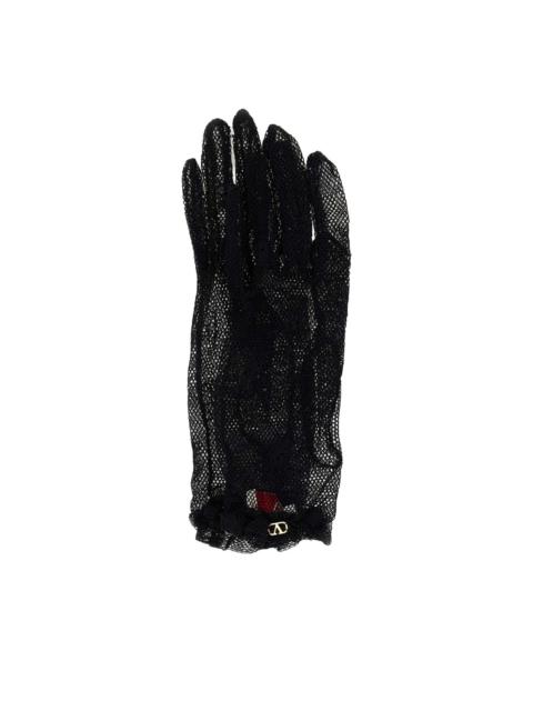 Valentino mesh gloves