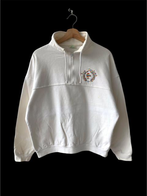 Other Designers Vintage - Vintage 90s New Zealand Small Logo White Sweatshirt