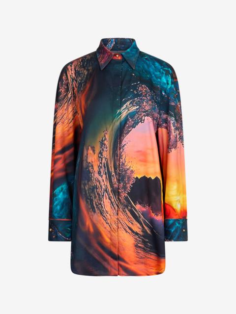 Roberto Cavalli Itaca Print Dress