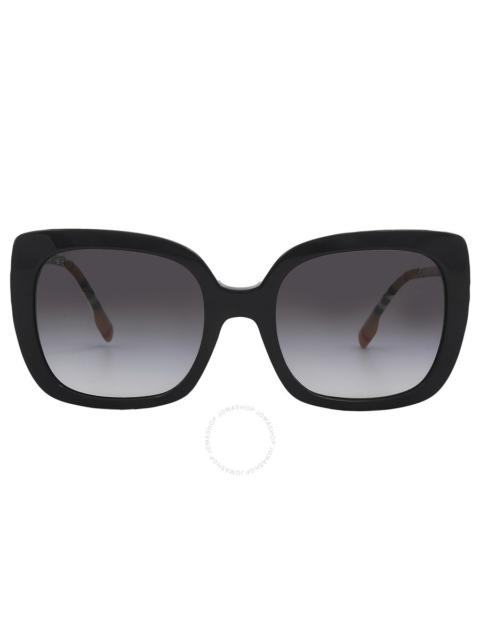 Burberry Burberry Caroll Gray Gradient Square Ladies Sunglasses BE4323 38538G 54