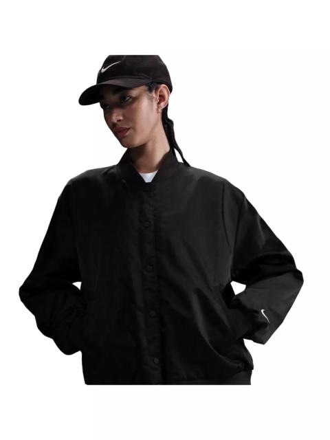 Nike Women's Sportswear Destroyer Oversized Woven Jacket - Black