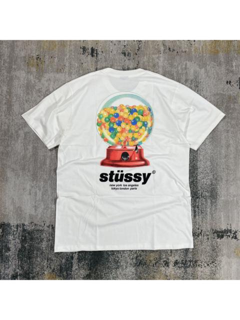 Stüssy OG Stussy Gumball Logo Tee White // L