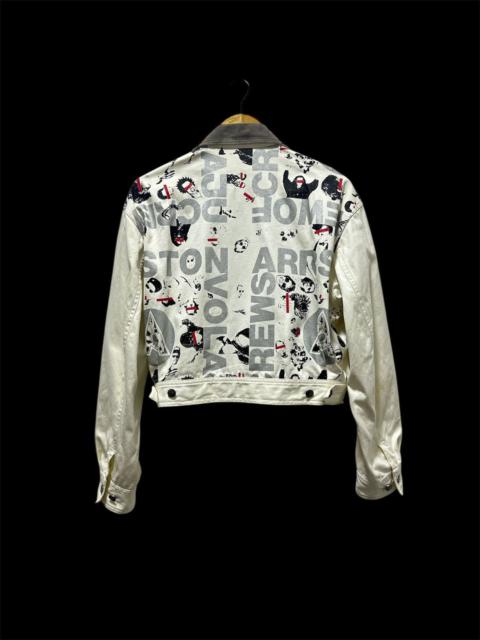 Other Designers Designer - Arrston Volaju Kohshin Satoh Pop Art Double Collar Jacket