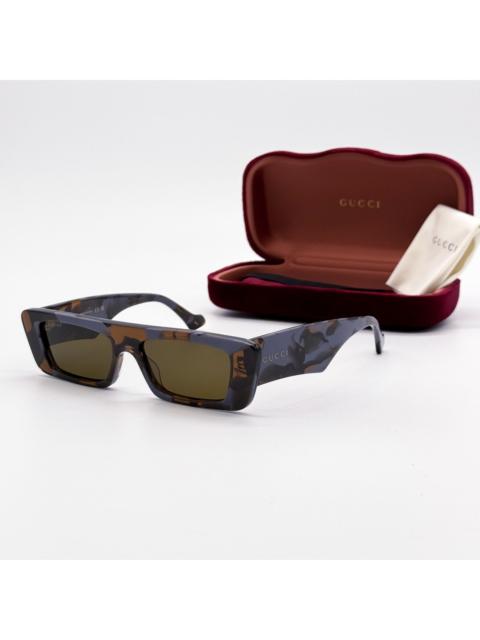 GUCCI NEW GUCCI GG1331S 006 UNISEX GREY HAVANA BROWN SUNGLASSES