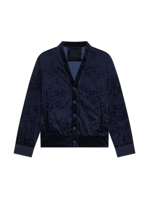 Givenchy MONOGRAM 72 VELVET CARDIGAN