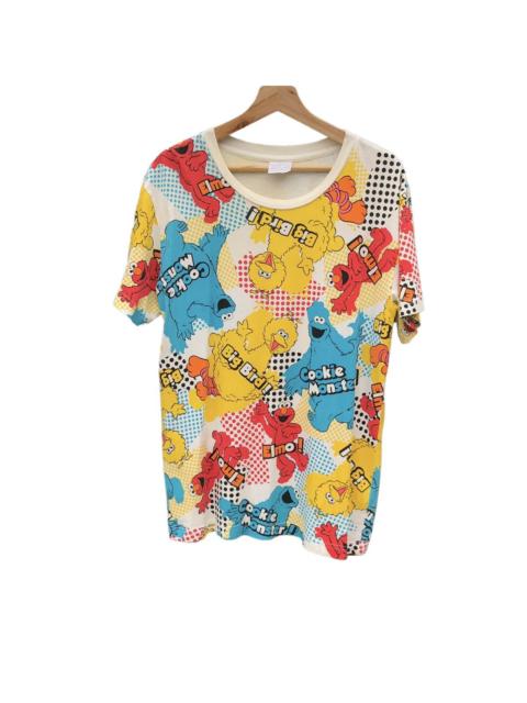 Other Designers Vintage - sesame street over print tshirt