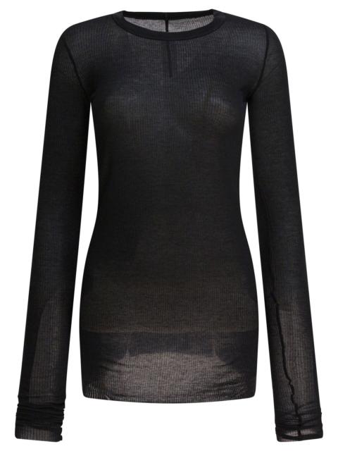 Rick Owens Rick Owens Ribbed Viscose And Wool T-shirt