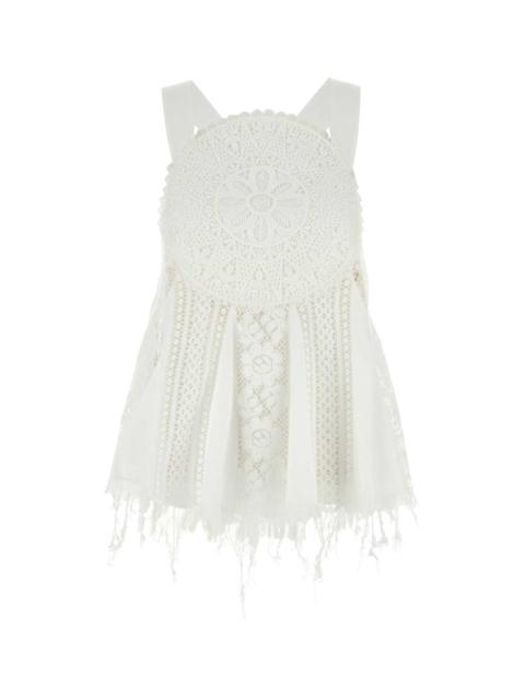 Loewe Loewe Paula's Ibiza Women White Cotton Paula S Ibiza Top