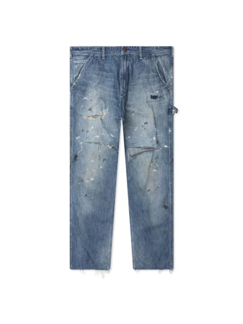 SAINT M×××××× PAINTER DENIM PANTS - BLUE