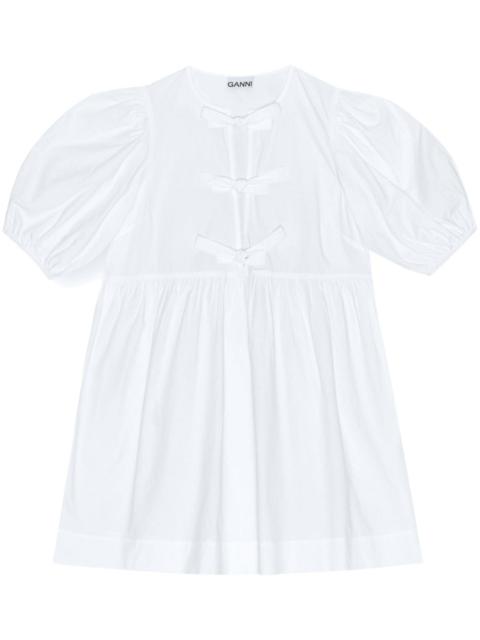 GANNI Ganni Women Organic Cotton Mini Dress