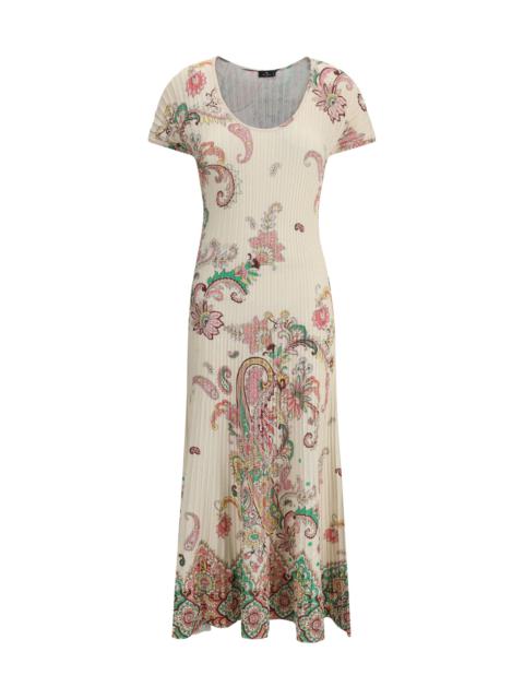 Etro Women Midi Ribbed Dress
