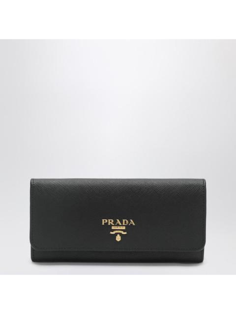Prada Prada Large Black Saffiano Leather Wallet Women