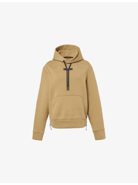 On Focus Tech Relaxed-Fit Stretch-Cotton Blend Hoody