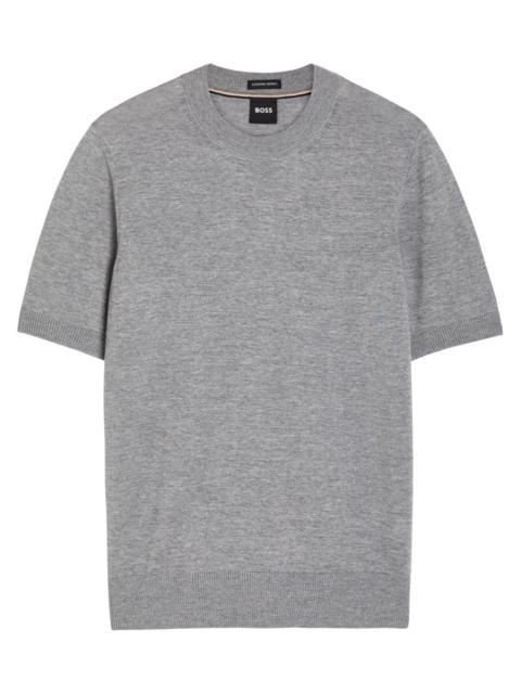 BOSS Boss Fine-knit Wool T-shirt
