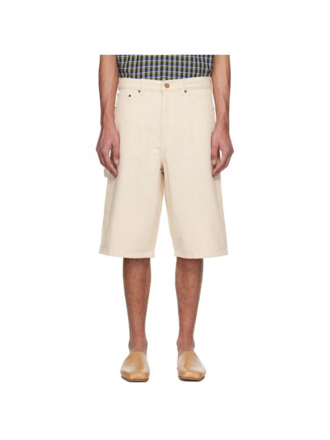 A.P.C. A. P.C. Off-White Westland Denim Shorts
