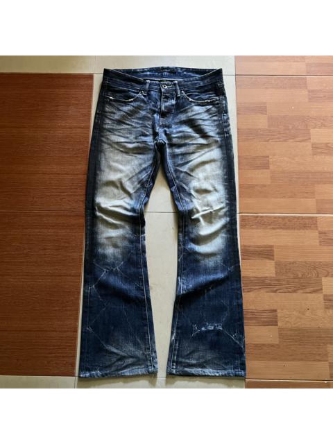 Civarize Zebra Wash Flared Jeans